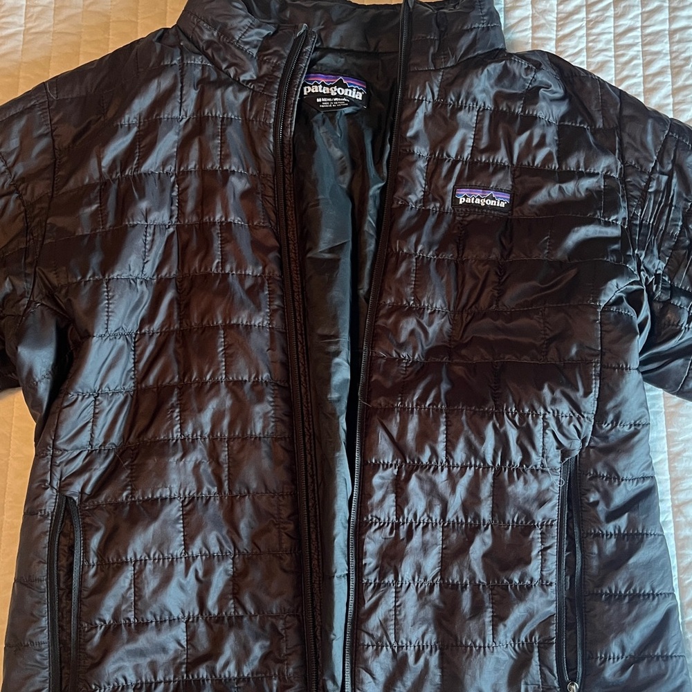 Patagonia Black nano puff men’s Jacket